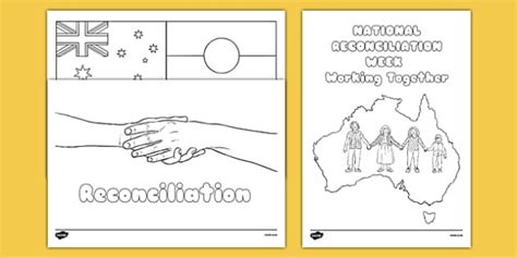 National Reconciliation Week Colouring Sheets and Posters