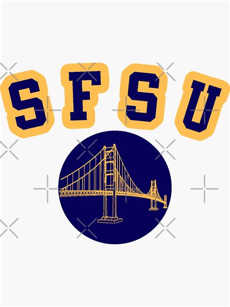 "San Francisco State University Logo" Sticker for Sale by ...