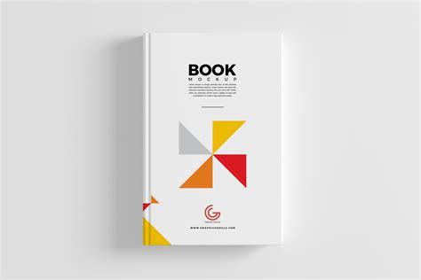 Free Book Cover Mockup PSD For Branding