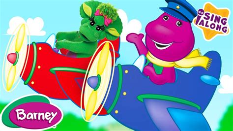 The Airplane Song | Barney Nursery Rhymes and Kids Songs - YouTube