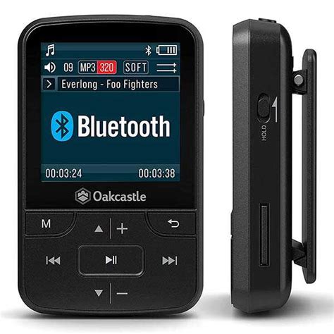 Oakcastle MP100 Mini Bluetooth MP3 Player with FM Radio | Gadgetsin