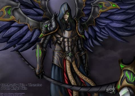 Thanatos | Fan art, Art, Deviantart