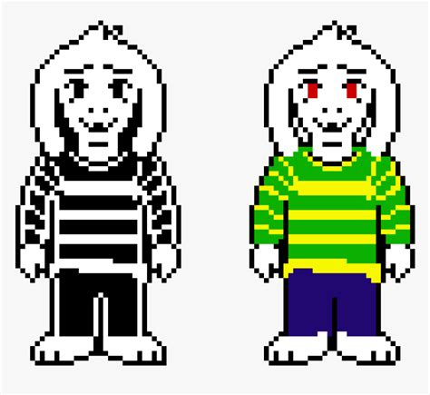 Asriel Dreemurr Face Sprites