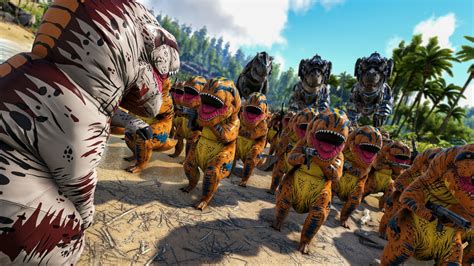 Ark: Survival Evolved now has inflatable dinosaur costumes