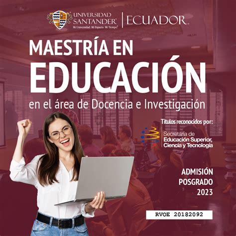 Maestría en Educación - UNISANT ECUADOR