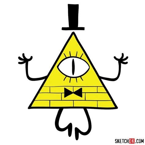 How to draw Bill Cipher | Gravity falls characters, Bill cipher ...