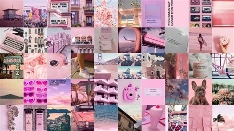 Download Collage For Pink Aesthetic Tumblr Laptop Wallpaper, 56% OFF