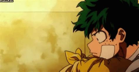 Bnha Deku GIF - Bnha Deku Stare - Discover & Share GIFs