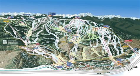 Vail Piste Map / Trail Map