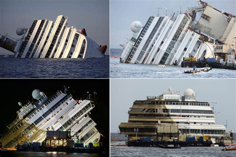 Costa Concordia gets a lift after sinking 19 months ago | New York Post