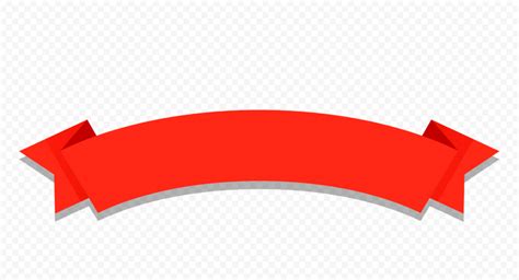 Transparent Red Ribbon Graphic Banner | Citypng