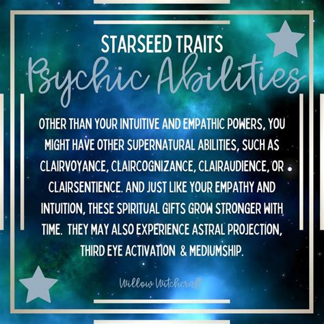 Starseed Traits | Psychic development learning, Astrology meaning ...