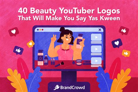 40 Beauty YouTuber Logos That Will Make You Say Yas Kween | BrandCrowd blog