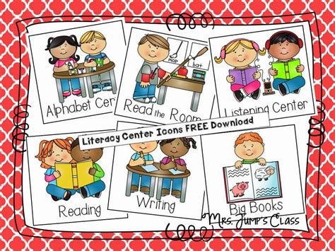 literacy centers clipart - Clip Art Library