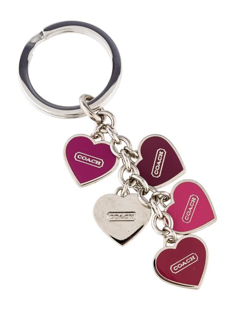 Coach Heart Charm Keychain - Accessories - CCH21526 | The RealReal