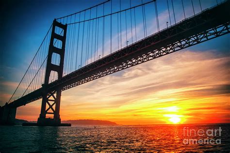 Golden Gate Bridge Sunset Photograph by Katya Horner - Fine Art America