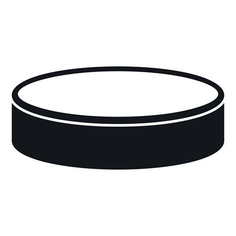 Puck icon, simple style 15210545 Vector Art at Vecteezy