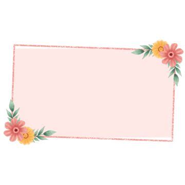 pink flower border label wedding invitation,flower border wedding ...