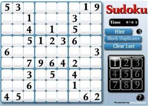 Play free online games: Sudoku - Games Aarp - Games Aarp