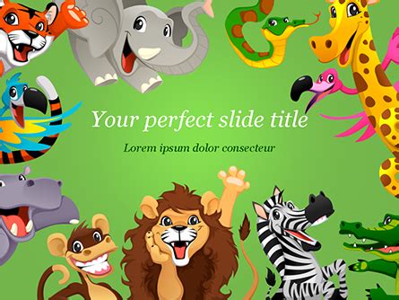 Funny Animals Presentation Template for PowerPoint and Keynote | PPT Star