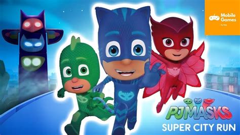 PJ Masks Super City Run Gameplay Part 30 Race Around the City - YouTube