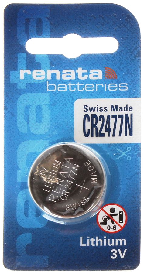 LITHIUM BATTERY BAT-CR2477N RENATA - Coin Batteries - Delta