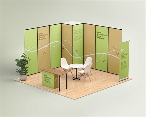 Free Exhibition Booth Mockup PSD - PsFiles