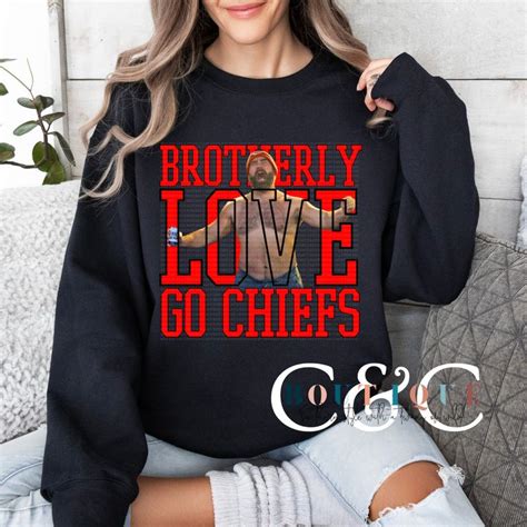 Brotherly Love Kelce Football T-Shirt, Sweatshirt or Hoodie in 2024 ...