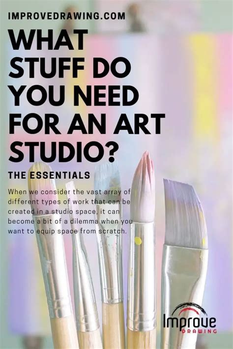 18 Art Studio Essentials: What Stuff Do You Need? – Improve Drawing