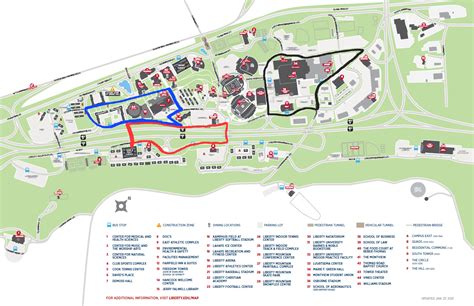 Liberty University Campus Map