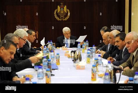 Dec. 17, 2011 - Ramallah, West Bank - Palestinian President MAHMOUD ...