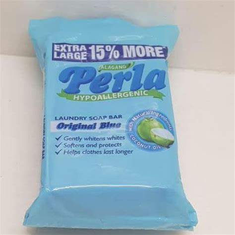 Perla Soap Hypoallergenic Laundry Soap Bar Original Blue 5pcs. 110g ...