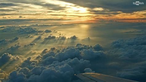 🔥 Free download sunset above the clouds hd wallpaper [1920x1080] for ...