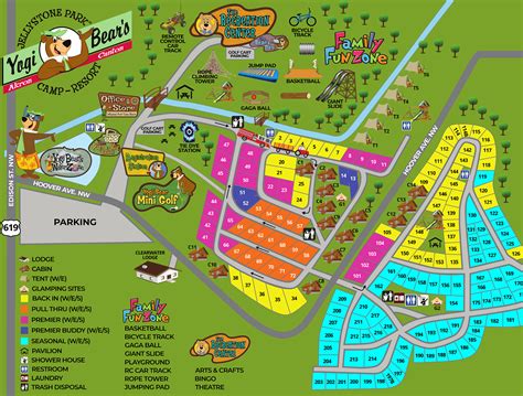 Park Map - Yogi Bear's Jellystone Park Camp-Resort: Akron-Canton