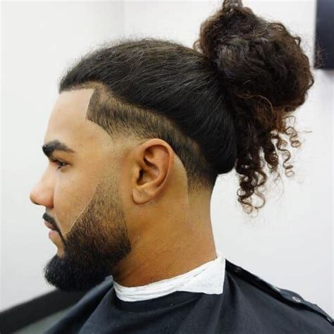 Taper Man Bun Haircut