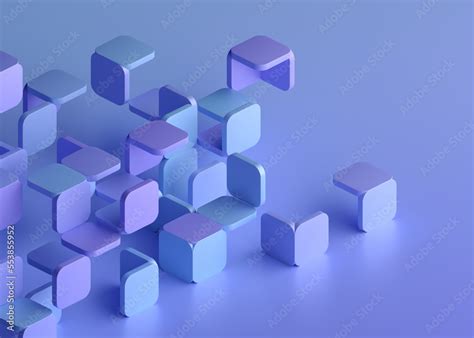 Abstract 3D Render Stock Illustration | Adobe Stock