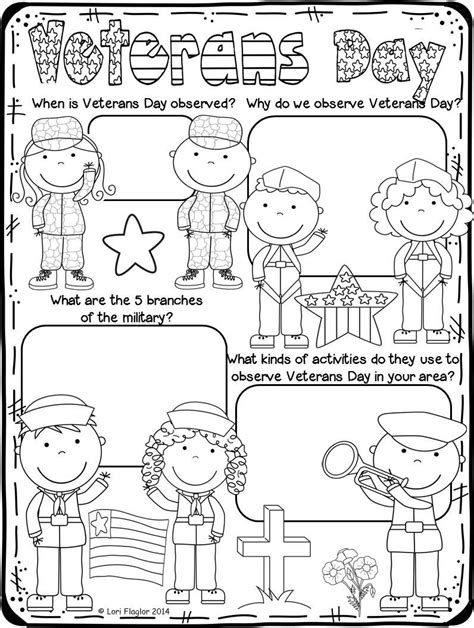 Veterans Day Free Worksheets For Kids