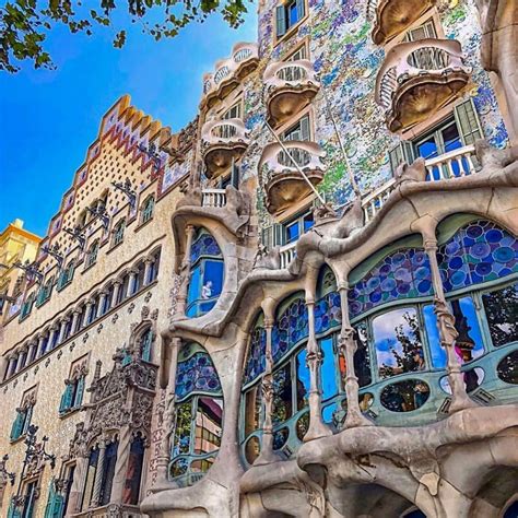 The famous buildings by Spanish architect Antoni Gaudi are all over ...