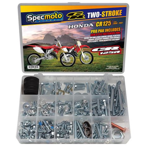 CR Restoration Bolt Kit. Fits: Honda CR125 Model Dirt Bike 2000-2007 CR ...