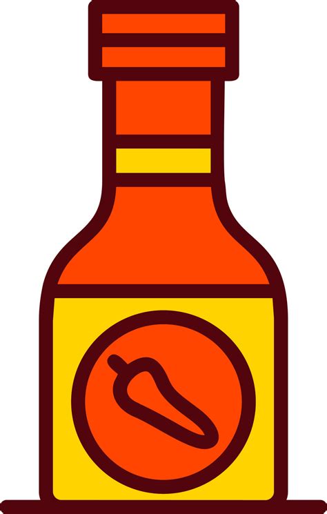 Sauce Bottle Vector Icon 16483159 Vector Art at Vecteezy