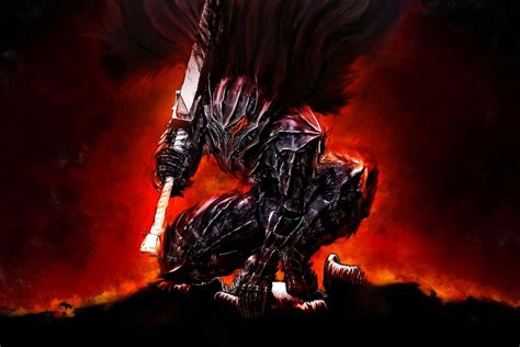 Download Berserk Armor Guts Sword Anime Wallpaper | Wallpapers.com