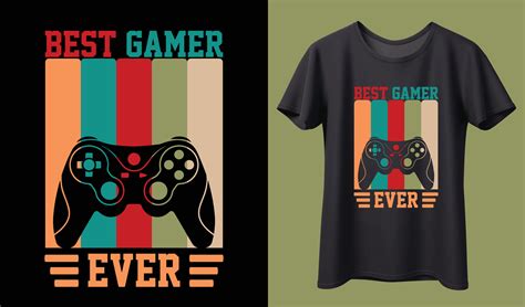 Gaming T-shirt Design 27392685 Vector Art at Vecteezy