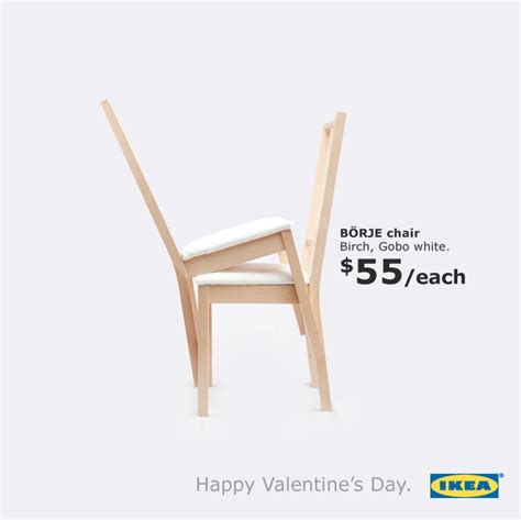 Print ad: Ikea: Borje Chairs