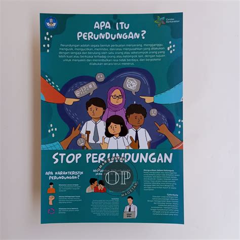 Jual Poster Sekolah - Poster Stop Perundungan 2 - Poster STOP Bullying ...