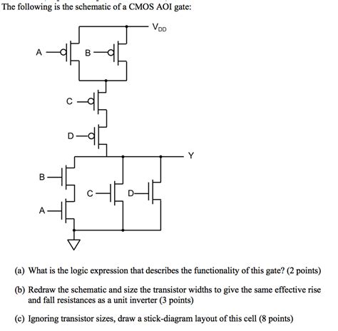 An Example Of A Cmos Logic Schematic Page