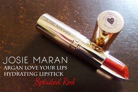 Read My Lips: Josie Maran Argan Love Your Lips Hydrating Lipstick in ...