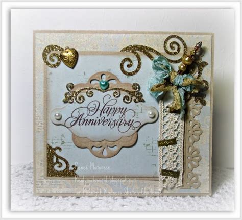 Elegant Anniversary card Happy Anniversary, Anniversary Cards ...