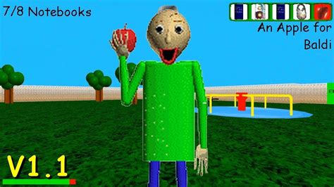 Baldi's Basics Full Game Early Demo V1.1 - YouTube