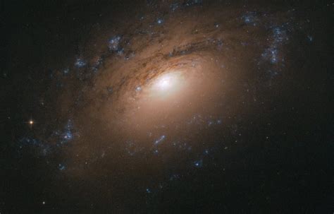 Hubble Captures Sharply Angled Perspective of Spiral Galaxy NGC 3169