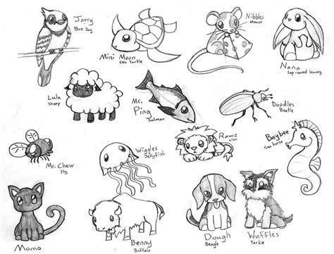 Free Cute Animal Drawings, Download Free Cute Animal Drawings png ...